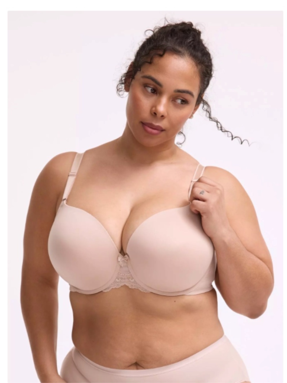 TORRID Perfect Coverage Push Up Smooth Bra Beige 40DDD